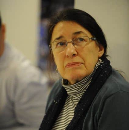 Pam Wilkins at a Trust meeting in 2014