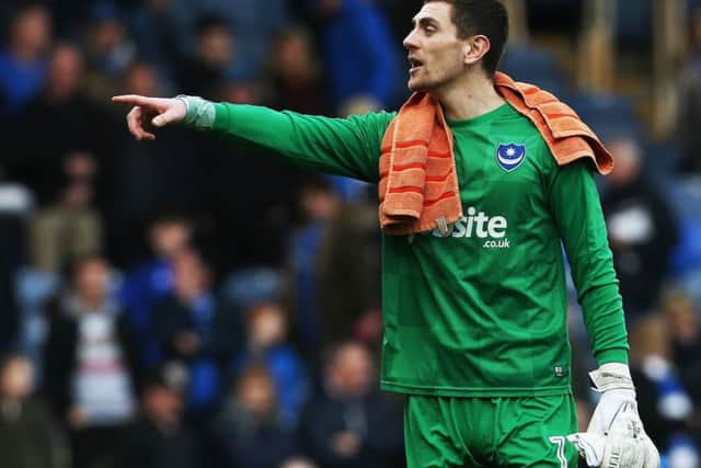 Pompey keeper Luke McGee Picture: Joe Pepler