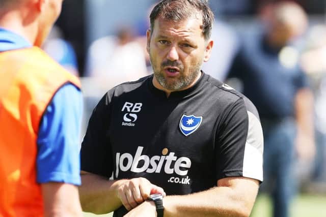 Former Pompey coach Robbie Blake Picture: Joe Pepler