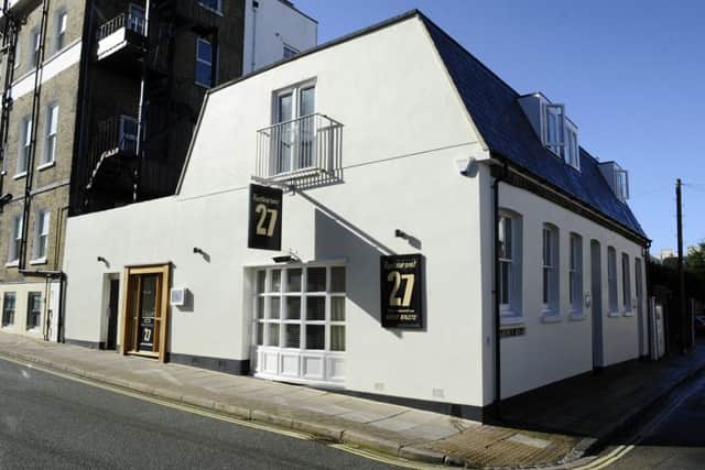 Restaurant 27 at 27a South Parade, Southsea, Hampshire. Picture: Malcolm Wells.