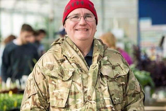 Don Hodgson, 58 from Lee-on-the-Solent. Don has scooped two awards at the 2018 Chelsea Flower Show for his garden, The Force for Good - a collaborative project between military veterans and Sparsholt College. Picture: Supplied
