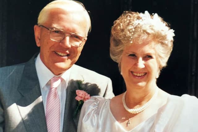 John Usherwoodand his wife Luci in September 1990