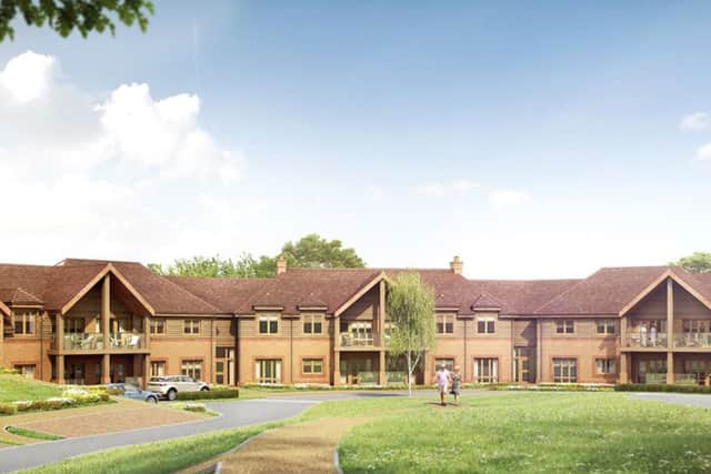 A model of retirement home in Titchfield. Picture: Oak Retirement