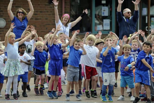 A dance-a-thon at Solent Infants School to raise money for the school. Picture Ian Hargreaves  (180492-1)