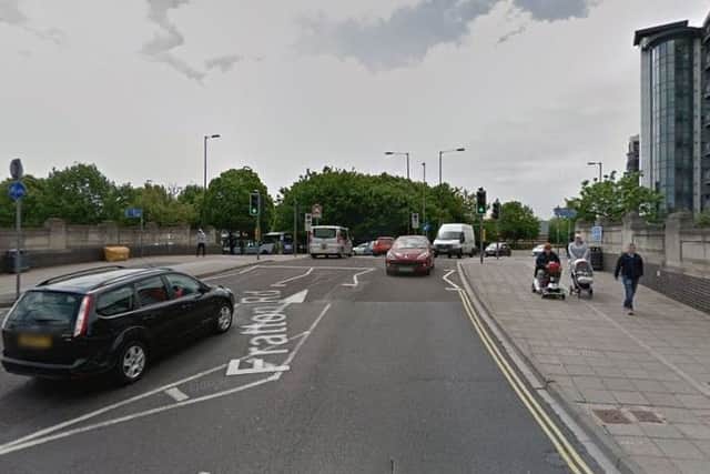 Fratton Bridge will see lane closures for six weeks while gas works are carried out. The the work will move to Fawcett Road Picture: Google Maps