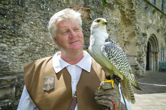 Paul Manning, Lord Montagu's first falconer in 300 years. Picture: Samantha Cook Photography.