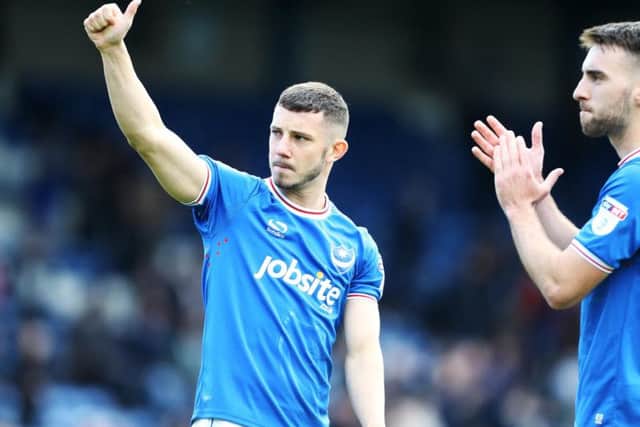 Pompey's Conor Chaplin. Picture: Joe Pepler