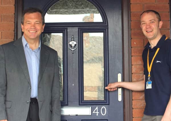 Cllr Darren Sanders, left, and Cllr Matthew Winnington