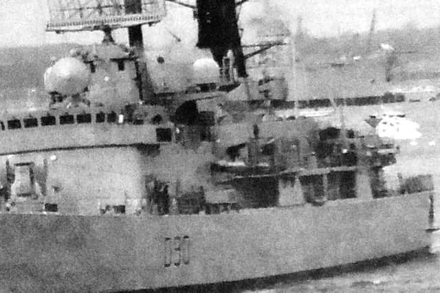 jpns 160618 retro 2018Southampton - An inquiry was being held into the shelling incident. Inset: One of the fishing boat skippers Pat Carlin