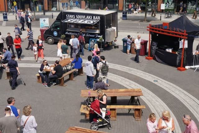 Visitors test their tastebuds at Gunwharf Quays