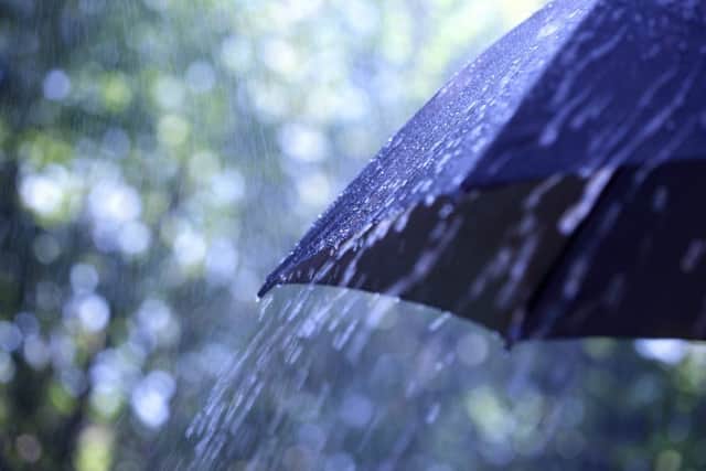 The yellow weather warning for rain has been issued for Thursday