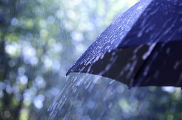 The yellow weather warning for rain has been issued for Thursday