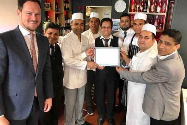 Stephen Morgan at Haldi restaurant in Southsea. Picture: Supplied