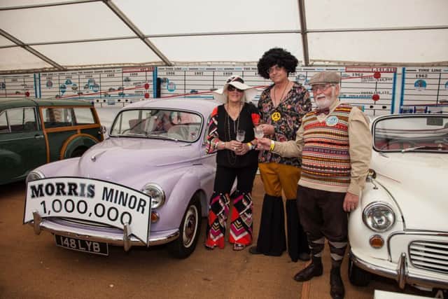 Beaulieu Spring Autojumble 2018 Spring Autojumble-Morris Minor timeline Spring Autojumble, which included a Royal wedding themed stand winner and the first start-up of the iconic BRM F1 racer, since the rebuild of its engine, in front of hundreds of show-goers. Picture: Beaulieu Enterprises Limited