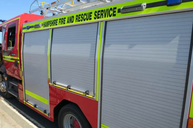 Firefighters were called to a house fire in Portsmouth