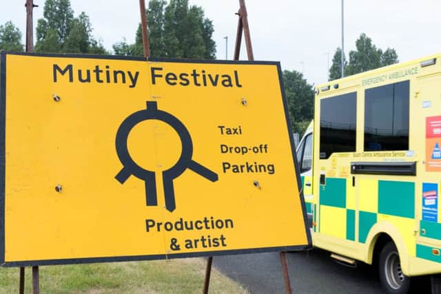 Mutiny Festival site on Sunda morning at King George V Playing Fields, Cosham, Portsmouth. Picture: Duncan Shepherd