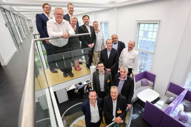 Transalis team members and delegates at the channel partner event in London.