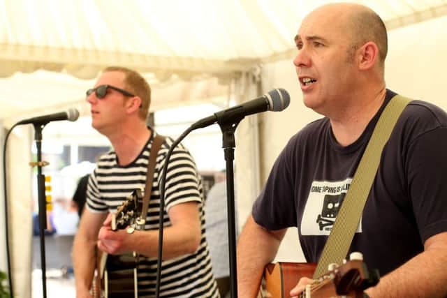 Music from Side Project at the Fareham Beer and Cider Festival