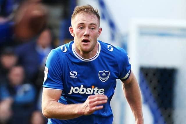 Pompey defender Matt Clarke