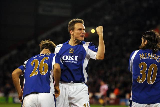 Former Pompey midfielder Matt Taylor