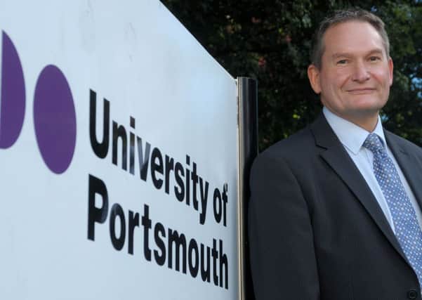 University of Portsmouth vice-chancellor Professor Graham Galbraith