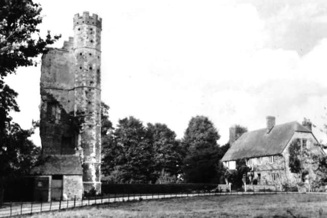 Although not a castle in the proper sense, more a manor house, here we see Warblington Castle, east of Havant