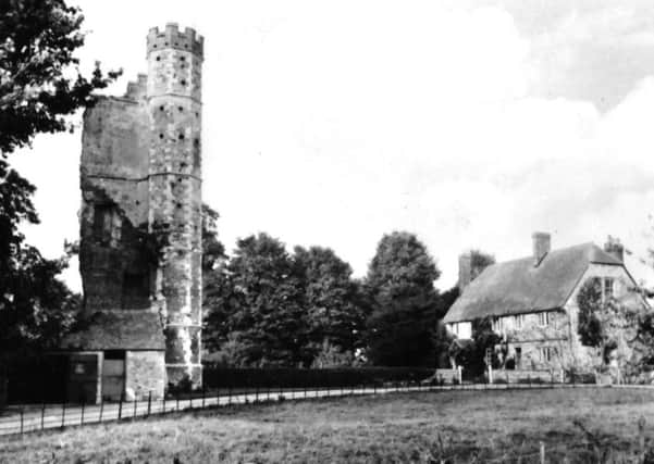 Although not a castle in the proper sense, more a manor house, here we see Warblington Castle, east of  Havant