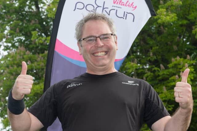 Dave McClean enjoyed his 250th parkrun at Havant.  Picture: Keith Woodland