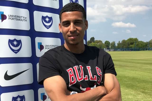 Louis Dennis. Picture: Neil Weld/Portsmouth FC