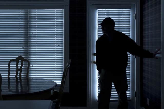 Burglary stock photo