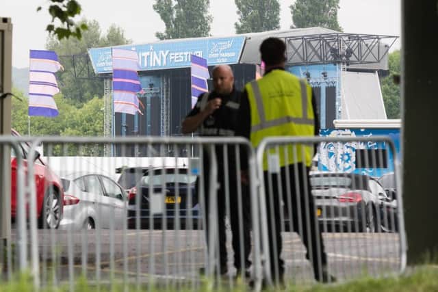 Members of the security team at Mutiny Picture: Duncan Shepherd