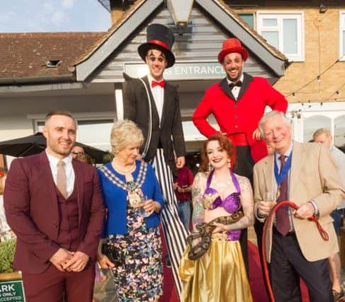 Alex Jeffery, general manager at the Seagull with Cllr Bryan Bayford and Mayor of Fareham Cllr Susan Bayford at the launch event