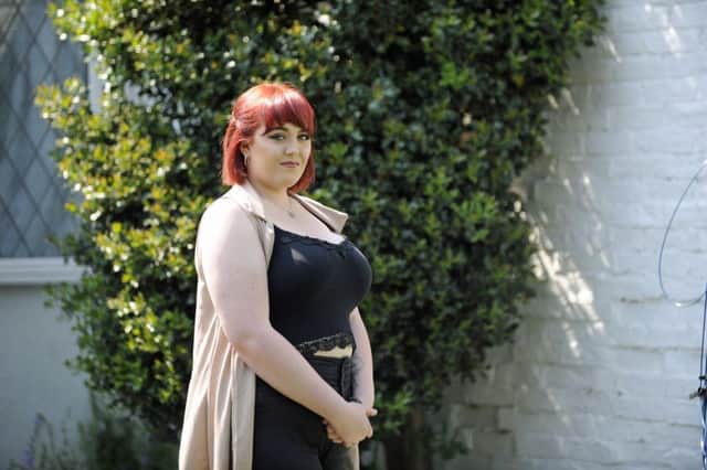 Megan Smithard has set up a crowdfunding page to raise money to have a breast reduction   
Picture Ian Hargreaves  (180470-1)