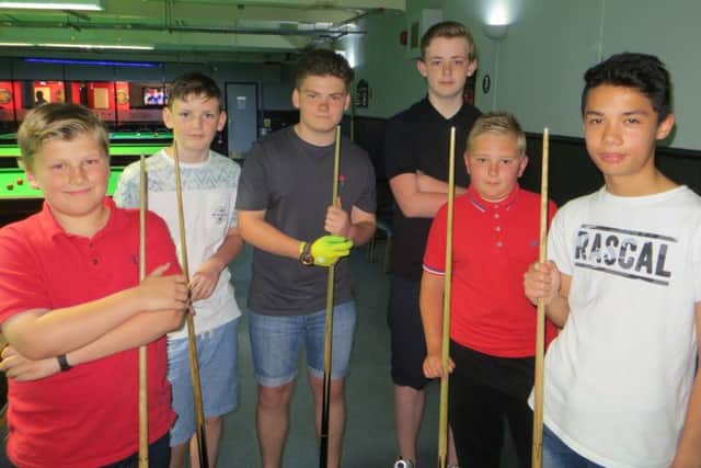 Waterlooville Sports Bar talents Owen Jenkins, Harry Wilson, Dean Russell, Jamie Wilson, Samuel Laxton and Thomas Sharp. Picture: Tim Dunkley