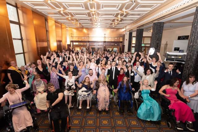 All the guests at the Friend Finder Prom.
Picture: Keith Woodland