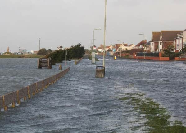 Flooding at  Eastoke beach, Hayling Island in February 2014
Picture: Jimmy Sandison