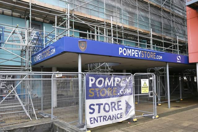 Pompey's shop in Fratton Way has now closed.
