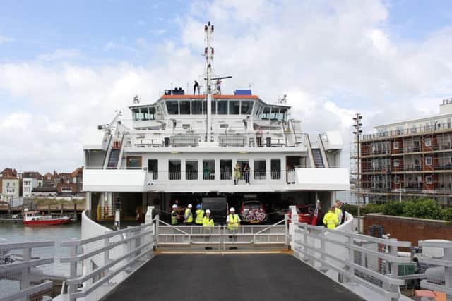 Wightlink's St Clare ship, which travels between Portsmouth and Fishbourne. Picture: Karen Woods