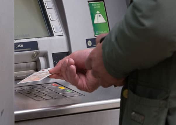 Many customers had to find cash machines yesterday so they could pay for goods after a problem with Visa cards
