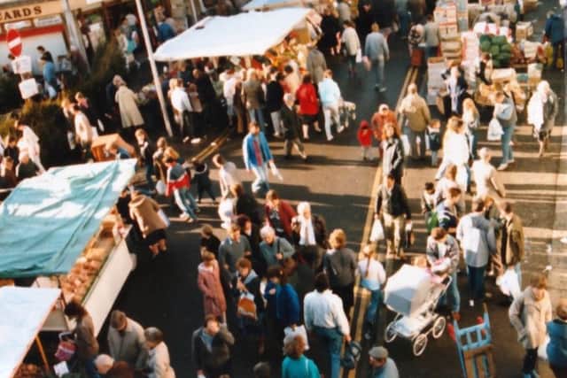 The wonderful Charlotte Street market in 1986
Pcture from Bob Hind