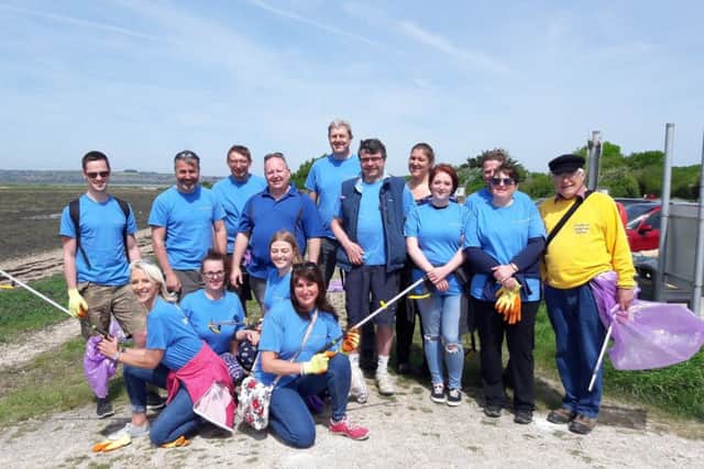 Lockheed Martin staff on Hayling Island