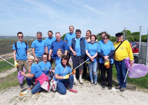 Lockheed Martin staff on Hayling Island