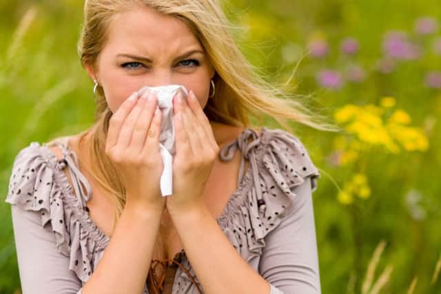 A hayfever sufferer