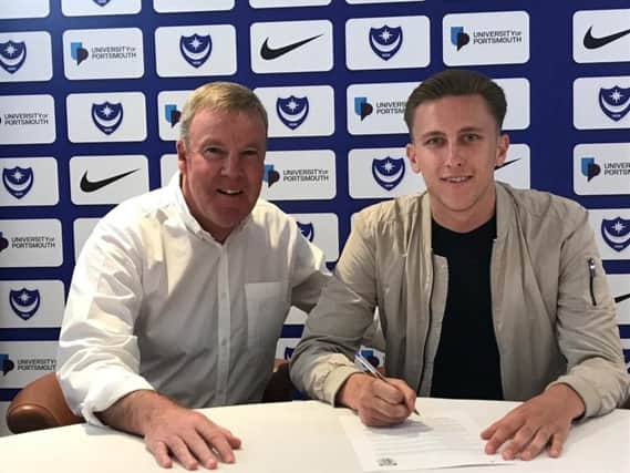 Adam May has signed a new Pompey deal. Picture: Portsmouth FC