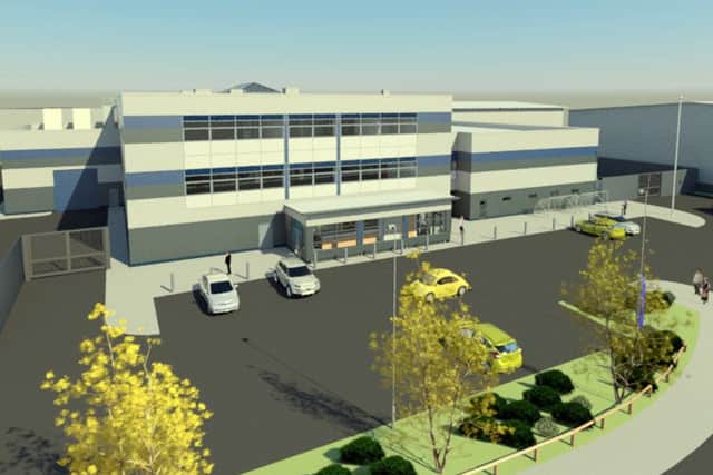 What the Eastern Police Investigation Centre in Airport Service Road, Copnor, will look like when it is finished