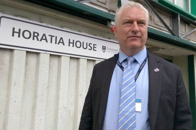 Cllr Gerald Vernon-Jackson outside Horatia House in Portsmouth. Picture Malcolm Wells