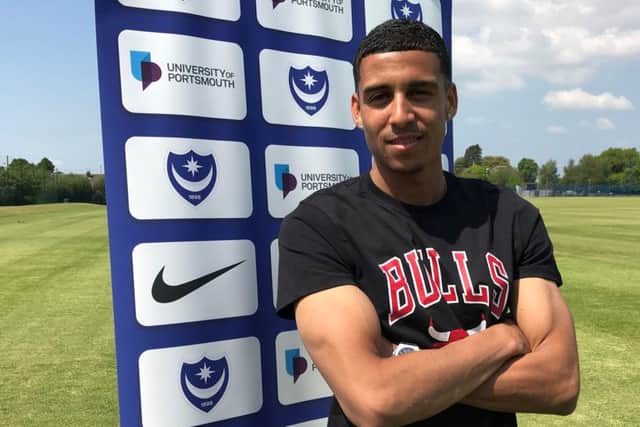 Louis Dennis. Picture: Neil Weld/Portsmouth FC