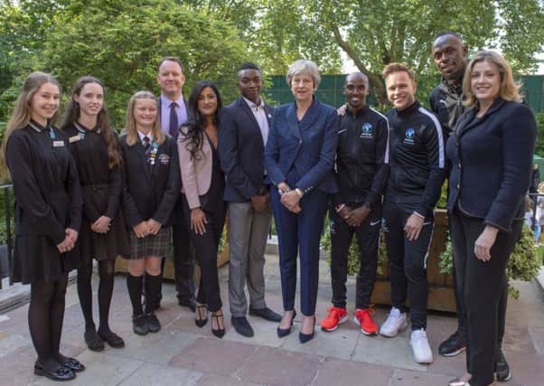 Prime Minister Theresa May hosted UNICEF and Soccer aid for a official reception at No10 Downing Street.

The reception which saw UNICEF, celebrities, local schools and UNICEF Champions come together to mark the football match that takes place on Sunday. Pupils from Admiral Lord Nelson School in Portsmouth were invited