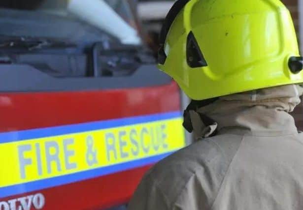 The fire affected around 70 tonnes of hay