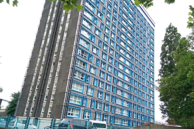 Leamington House in Portsmouth as hundreds of residents are told there is a structural weakness in the concrete. Picture: Malcolm Wells